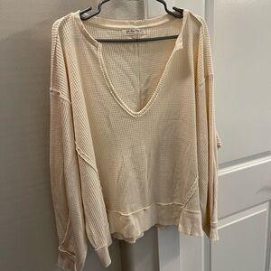 We The Free Waffle Knit Top